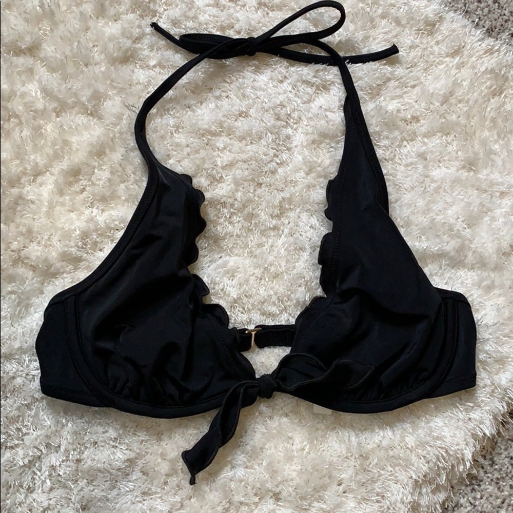 Black bikini top